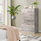 ZNTS Modern Simple 7-Drawer Dresser Gray 00534308