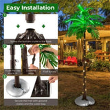 6 feet Hawaiian style artificial palm tree with LED lighting 90796181