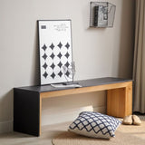 Dining Bench, Wood Bench Multicolored Bench Indoor Home Bedroom Bed End Restaurant Modern Hallway W2729P198989