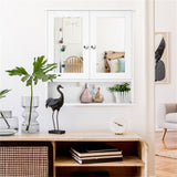White bathroom cabinet with mirror 16483576