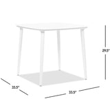 Santorini 33.5" Square Outdoor Patio Table Aluminum B2719P308010