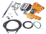 12V 20GPM Portable Fuel Transfer Pump Gasoline w/Oil Meter for Gas Diesel Yellow 44218241