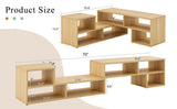 2 Pieces Cube TV Stand,Free Combination Gaming Entertainment Center Media Stand,Open Storage W3226P279109