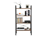 4 Tiers Industrial Ladder Shelf, Vintage Bookshelf, Storage Rack Shelf for Office, Bathroom, Living 96944196