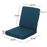 CAROLINA CLUB CHAIR & LOVESEAT SET, DARK TEAL, N775P270159T