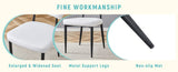 White Minimalist Ergonomic Dining Chair, With A Curved Backrest For Design,Unlocking A W1151P268065