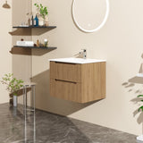 Goodyo 24" Wall-Mount Bathroom Vanity Cabinet Floating D16392630