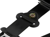 2pcs Seat Belt 3 Point Universal Retractable Safety Belt Black 49961010