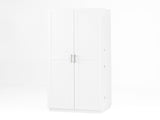Kitchen Pantry Cabinet White Storage Cabinet Food Pantry with Doors and Adjustable Shelves W409P262446
