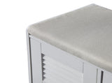29.5"Shoe Storage Bench with 2 Door Cabinet, Entryway Bench with White Shoe Storage, Shoe Bench with W2948P244736