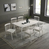 2-Piece Rustic Dining Side Chair Set, Solid Wood Frame, Farmhouse Design, Easy Assembly W2537P214546