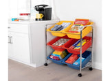 3-Tier Stackable Interlock 12-Pair Resin Slat Sturdy Metal Frame Shoe Storage Rack Organizer, 96132541