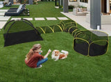 Outdoor Cat Enclosures Indoor Cats, 5 in 1 Portable Cat Play Tent with Tunnels and Cat Houses 09023201