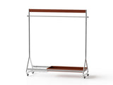 Leon clothes hanger antique American clothes and hat rack retro home portable stainless steel W3318P308509