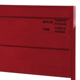 Red Twin Platform Bed B062P186402