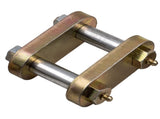 Greasable Shackle Spring Bolt Link Kit fit for Heavy Duty Tandem Axle Truck Trailer 26588764