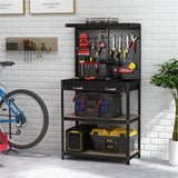 Garage workbench with drawer tool table 68124637