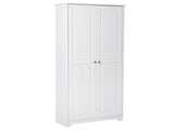 Double Door Five-tier Storage Cabinet White 84785421