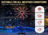 8.3FT Lighted Firework Light with Stand Christmas Decorations, Lighted Holiday Decor with 180 RGB 59653890