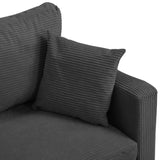 57 " High Resilience Loveseat Sofa, Wooden Frame 2 Seat Sofa, Comfy , Small Space Saving Modern W2297P264503