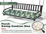 Outdoor Bench Cushion, 60 20 4 Inch, Tufted Waterproof Swing Cushion with Ties, for Patio Bench 34999442