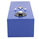 ZNTS 15 Gallon 60L Universal Top Feed Aluminum Fuel Tank Oil Level Sensor Blue 61706862