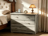 () 3-Drawer Cabinet with Electric Drawers Particleboard Bedside Table with 29446881