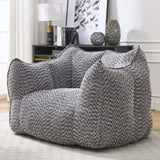 Sofa chairs with highly resilient foam for living rooms and bedrooms, comfortable square lazy, W1996P252268
