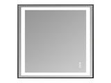 28x36" Black Tempered Mirror Dual LED Light Strips Front and Back LightingUnable ship on weekends, 29153186