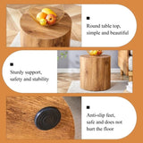 The cylindrical table with its patterned design can be easily integrated into a variety of interior W1151P200298