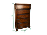 Chest Made with Wood in Dark Walnut Color 808857804877