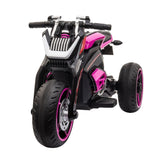 ZNTS 12V Three-wheel Ride On Motorcycle, Kids Electric Motorbike with Horns, LED Lights, Gift for Kids W2181P196001