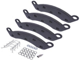 4Pcs 10-12 k Trailer Disc Brake Pad Set for Dexter K71-180-00 2 Wheels Semi-Metallic 58518014