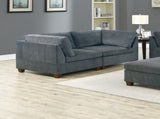 1pc Corner wedge Grey Chenille Fabric Modular Corner wedge Sofa Living Room Furniture B011106630