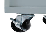 K&K Kitchen Island with Foldable Counter Top, Kitchen Storage Cart with Slide-Out Shelf, Towel Rack N707P173036G