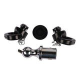 Gooseneck Trailer Hitch Ball & Safety Chain Kit for Ram 2500 3500 2013-24 60618 82216057AA 40103220