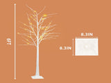 6 FT Lighted Birch Tree Artificial Twig Tree Lamp for Christmas 47477086