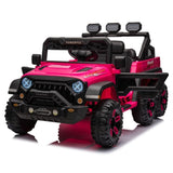 ZNTS 24V Ride On Large PickUp Truck car for Kids,ride On 4WD Toys with Remote Control,Parents Can Assist W1396134563