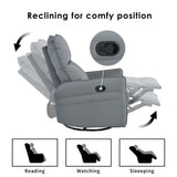 Rocker Chair,360&deg Swivel Nursery Rocking Chair,Glider Chair,Modern Small Rocking Swivel W1028P193666
