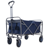 ZNTS Outdoor Garden Multipurpose Micro Collapsible Beach Trolley Cart Camping Folding Wagon W321P206552