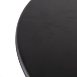 60.83x24x32.3" Black Stowable Side Table and Two Seats W2078P282279