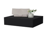Black Wall-Mounted Floating Nightstand B062P175155