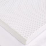 Hypoallergenic 3" Cooling Gel Memory Foam Mattress Topper with Removable Cooling Cover B03595138
