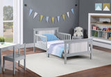 Connelly Reversible Panel Toddler Bed Gray/Rockport Gray B02257226