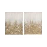 Heavily Embellished 2-piece Canvas Wall Art Set B03598842