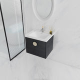 24 Inch Soft Close Doors Bathroom Vanity With Sink, For Small Bathroom, W999111975