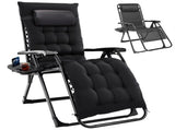 Zero Gravity Lounge Chair, Heavy-Duty Folding Recliner for Patio & Lawn with Adjustable Backrest, 98941858