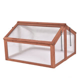 Box Garden Wooden Greenhouse 35.5