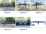 Lotto 3 x 6m Two Windows Practical Waterproof Folding Tent Blue 27523676