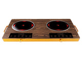 7000W Double Burner Electric Cooktop 110V, 2x3500W Rapid Heating Hot Plate with 4 Preset Modes 00759655